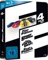Rychle a zběsile 1-4 (Fast & Furious 4 Film Set, 2009) (Blu-ray)
