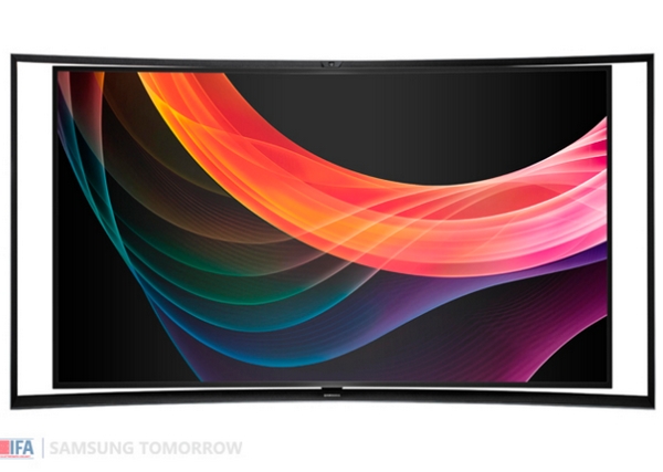 Zahnutý 4K televizor Samsung