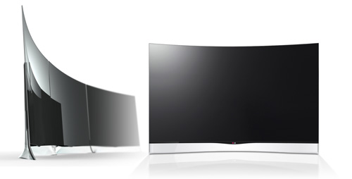 LG TV se zakřiveným OLED displejem