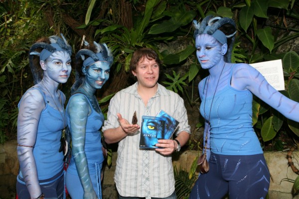 Avatar - křest Blu-ray ve skleníku Fata Morgana Botanické zahrady Praha