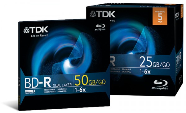 Imation / TDK BD-R 6x a BD-R DL 6x