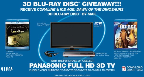 Panasonic - Blu-ray 3D akce