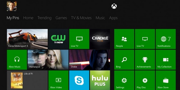 Xbox One - UI